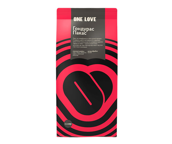 Кава ONE LOVE Honduras Pacas espresso в зернах 250 г