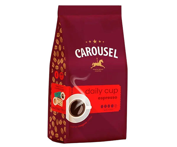 Кава Carousel Daily Cup Espresso в зернах 1 кг