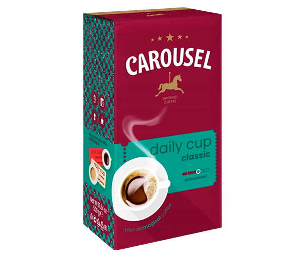 Кава Carousel Daily Cup Classic мелена 500 г