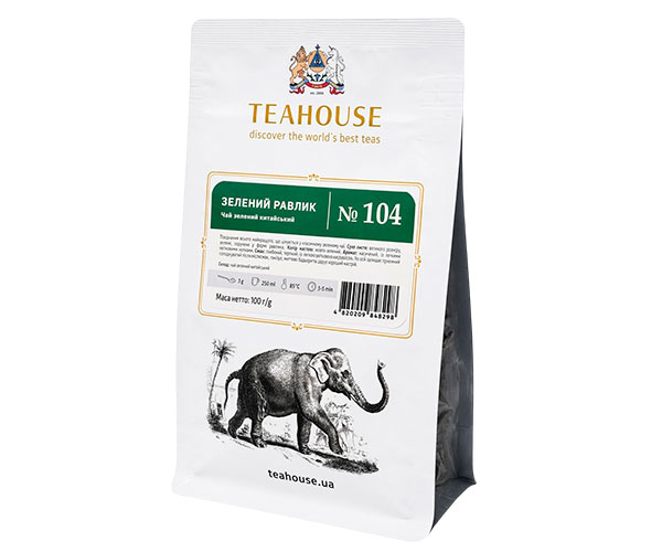 Зелений чай Teahouse №104 Зелений равлик 100 г