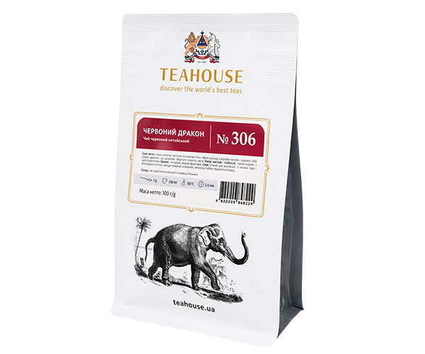 Червоний чай Teahouse №306 Червоний дракон 100 г