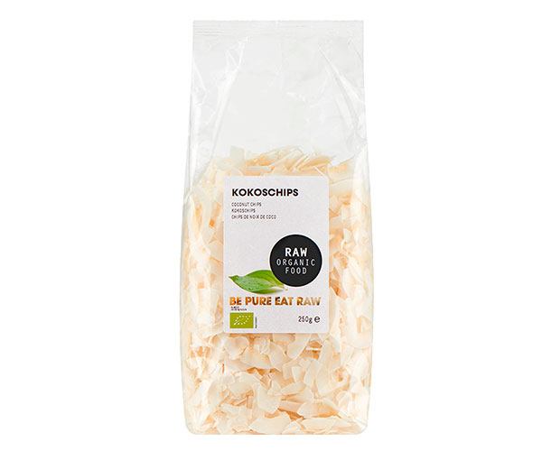Кокосові чіпси Raw Organic Food органічні 250 г