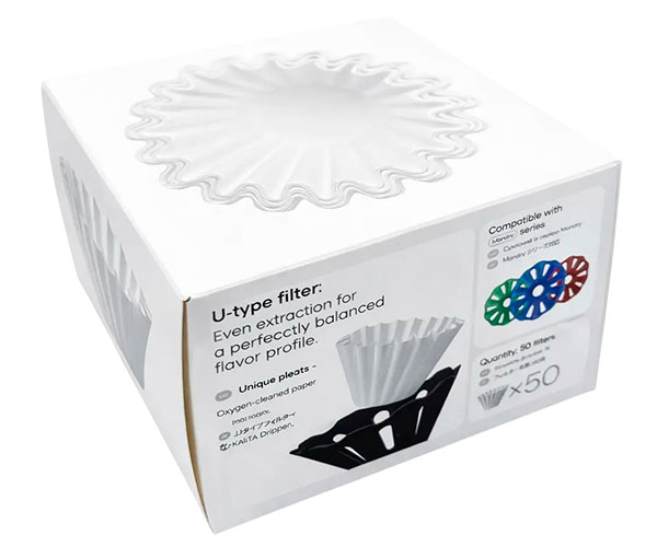 Паперові фільтри Dotyk Wave U-Type Paper Filter 185 50 шт