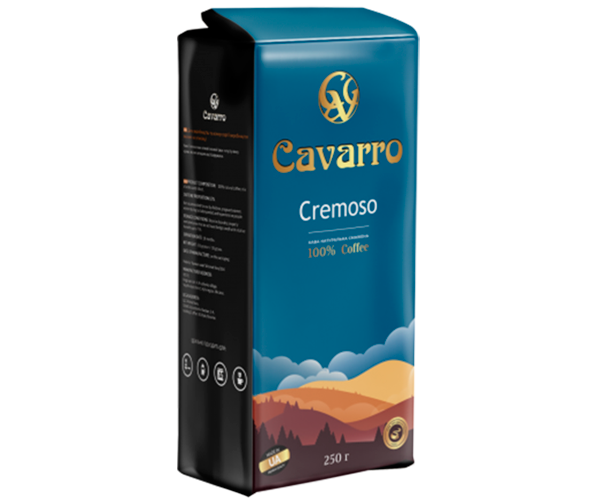 Кофе Cavarro Сremoso молотый 250 г