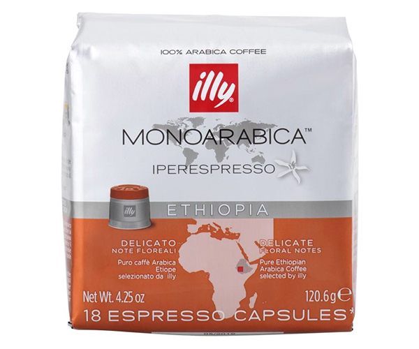 

Кофе в капсулах Illy IperEspresso Monoarabica Эфиопия пак. из фольги - 18 шт