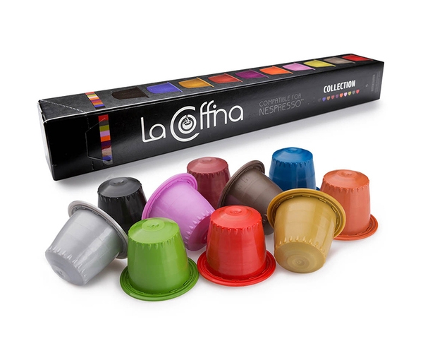 

Кофе в капсулах Nespresso La Coffina COLLECTION тубус 10 шт