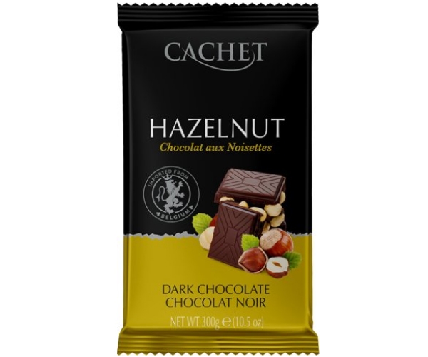 

Черный шоколад Cachet Фундук 300 г