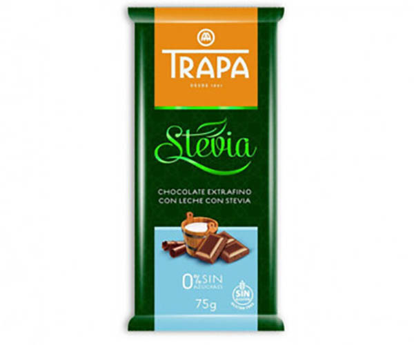 

Шоколад Trapa Stevia молочный 75 г (8410679030017)