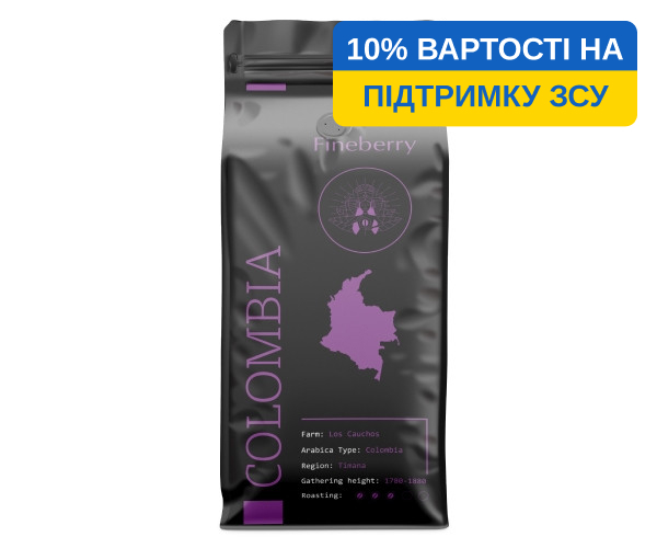 Кава Fineberry Colombia у зернах 1 кг