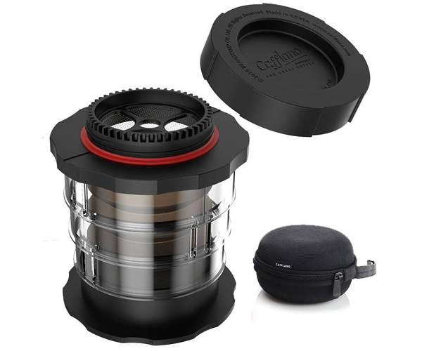 Кавоварка ручна Cafflano Kompact чорна (P100-BK EU)