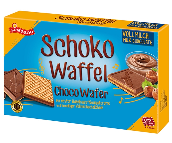 

Печенье Griesson Choco Waffel Wafer Milk chokolate 125 г
