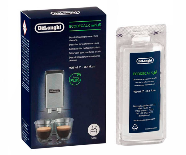 Жидкость для очистки накипи кофемашин DeLonghi EcoDecalk Mini 100 мл