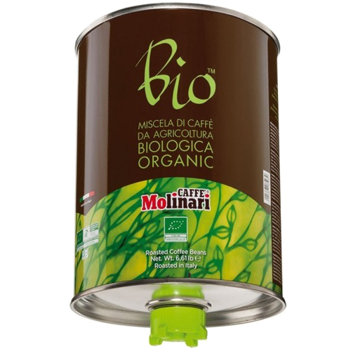 

Кофе Caffe Molinari Organic Arabica 100% ж/б в зернах 3 кг