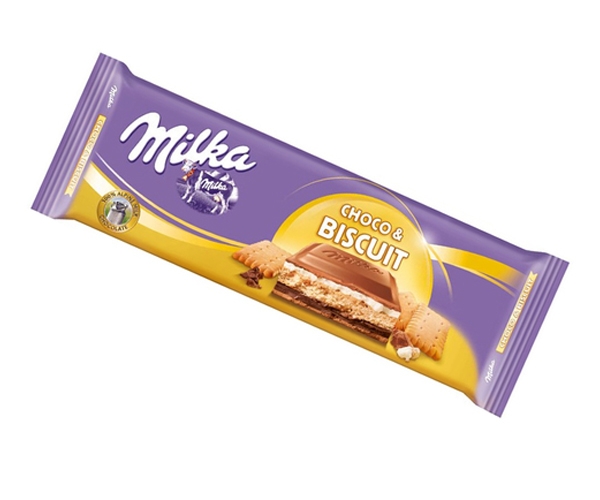 

Шоколад Milka Choco & Biscuit 300 г
