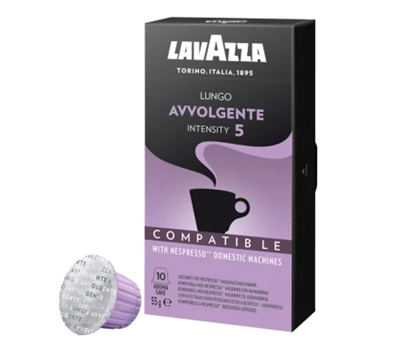 

Кофе в капсулах Lavazza Nespresso Lungo Avvolgente 5 10 шт