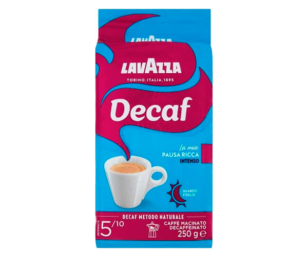 Кофе Lavazza Dek Intenso молотый 250 г