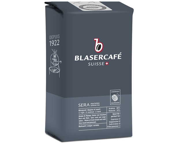 

Кофе без кофеина BlaserCafe Sera в зернах 250 г