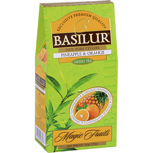 

Зеленый чай Basilur Ананас и Апельсин картон 100 г