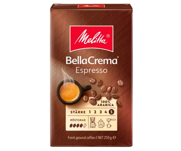 Кава Melitta BellaCrema Espresso мелена 250 г
