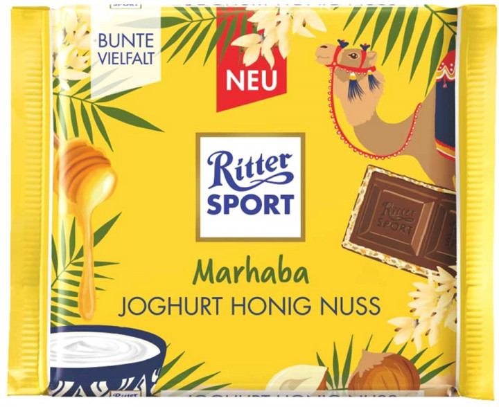 

Молочный шоколад Ritter Sport Йогурт Фундук Мед 100 г