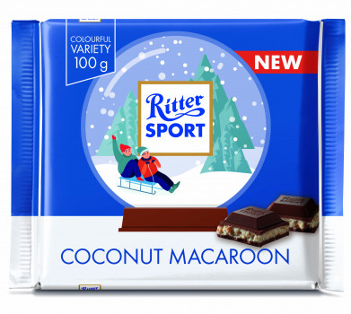 

Молочный шоколад Ritter Sport Кокос с макарунами 100 г