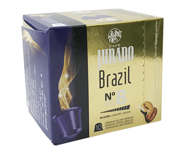 

Кофе в капсулах Jurado NESPRESSO Brazil № 8 10 шт