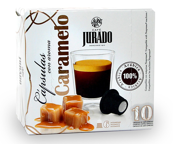 

Кофе в капсулах Jurado Nespresso Caramello Карамель 10 шт