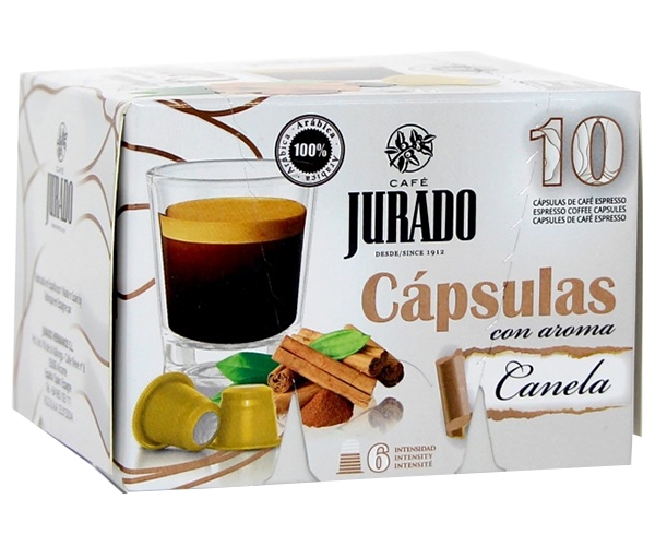 

Кофе в капсулах Jurado Nespresso Canela Корица 10 шт