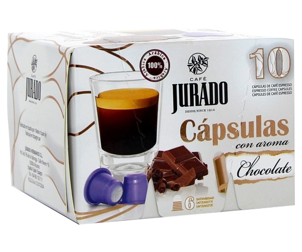 

Кофе в капсулах Jurado Nespresso Chocolate Шоколад 10 шт