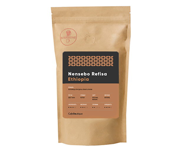 

Кофе CafeBoutique Ethiopia Nensebo Refisa в зернах 500 г