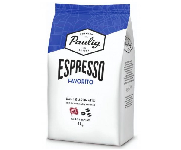 

Кофе Paulig Espresso Favorito в зернах 1 кг