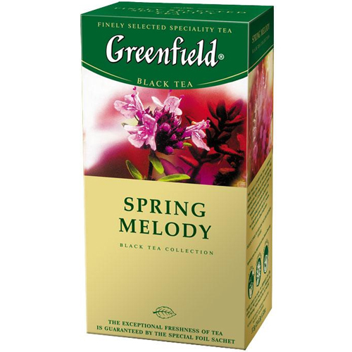 

Черный чай Greenfield Spring Melody - Чабрец в пакетиках 25 шт