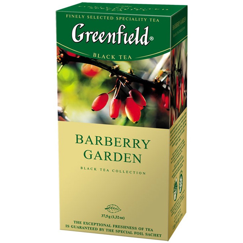 

Черный чай Greenfield Barberry Garden - Барбарис в пакетиках 25 шт