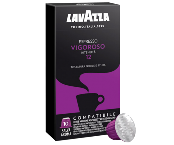 

Кофе в капсулах Lavazza Nespresso Vigoroso 12 10 шт