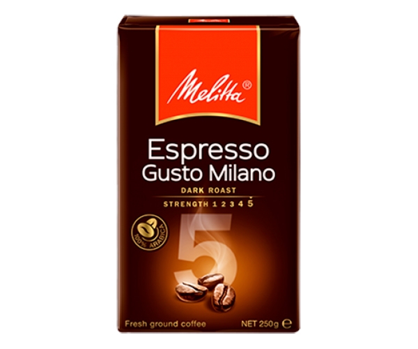 

Кофе Melitta Espresso Gusto Milano молотый 250 г