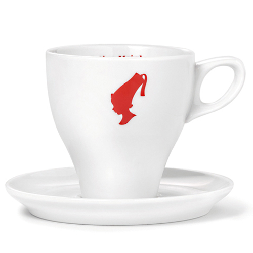 Чашка з блюдцем Джамбо Julius Meinl 190 мл біла