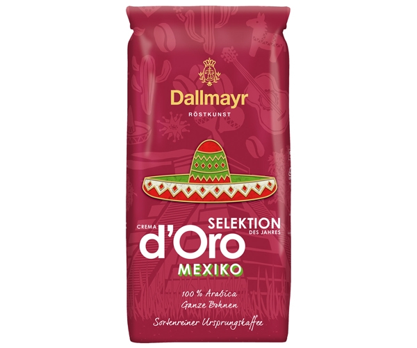 

Кофе Dallmayr Crema d'Oro Selektion Mexico в зернах 1 кг