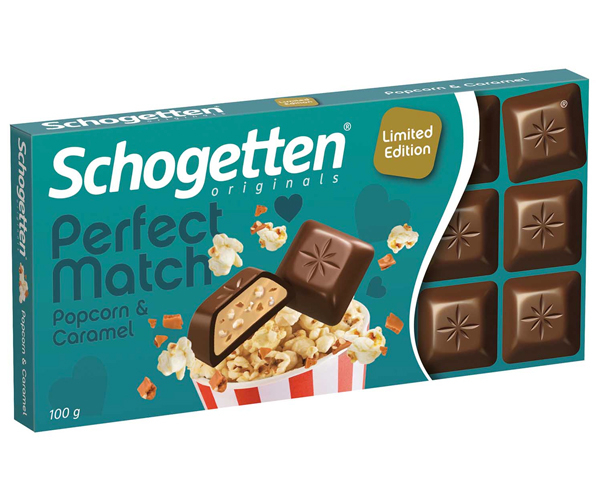 

Молочный шоколад Schogetten Perfect Match - Popcorn & Caramel 100 г