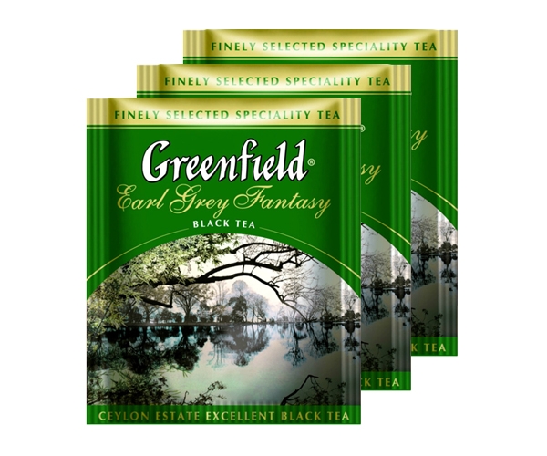 

Черный чай Greenfield Earl Grey Fantasy - Эрл Грей в пакетиках 100 шт