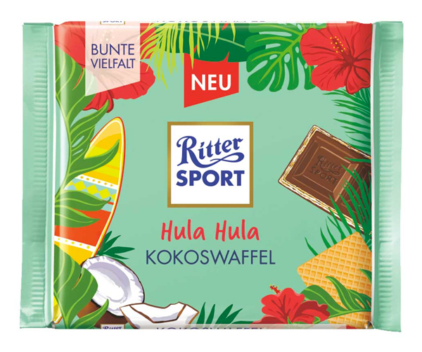 

Молочный шоколад Ritter Sport Кокос-Вафля 100 г