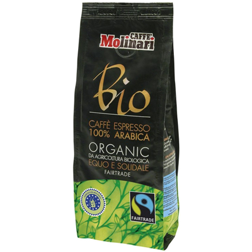 

Кофе Caffe Molinari Arabica 100% Bio Organic Fairtrade в зернах 500 г