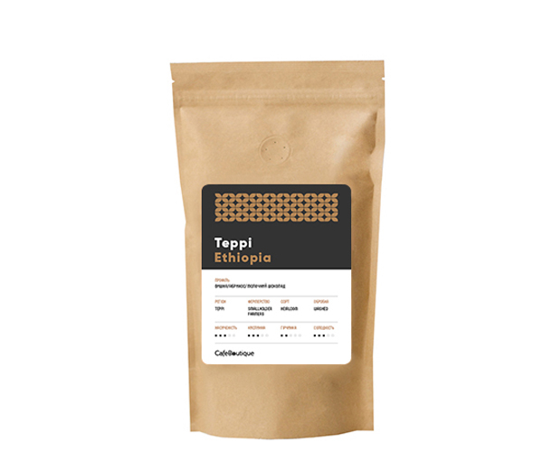

Кофе CafeBoutique Ethiopia Teppi зернах 250 г