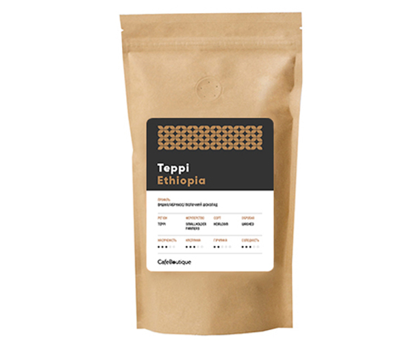 

Кофе CafeBoutique Ethiopia Teppi зернах 1 кг