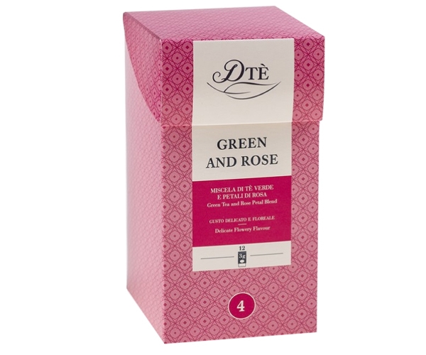 

Зеленый чай DTè Green & Rose фильтр-пак 12 шт