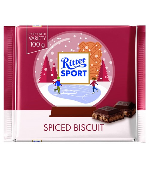 

Молочный шоколад Ritter Sport Пряное печенье и какао-крем 100 г