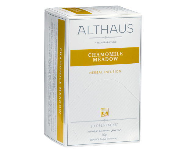 Трав'яний чай Althaus Camomile Meadow у пакетиках 20 шт