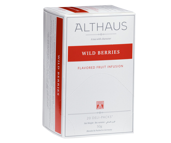 Фруктовий чай Althaus Wild Berries у пакетиках 20 шт