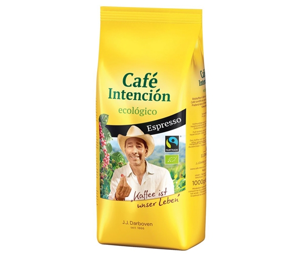 

Кофе J.J.Darboven CAFE INTENCION Ecologico Espresso в зернах 1000 г