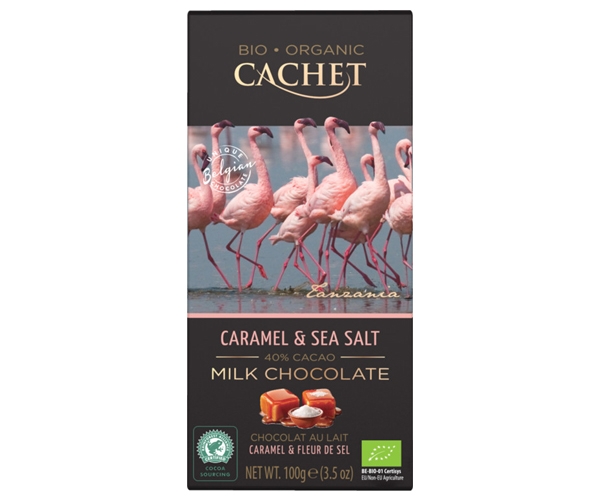 

Молочный шоколад Cachet Milk 40% Caramel & Sea Salt Tanzania origin 100 г
