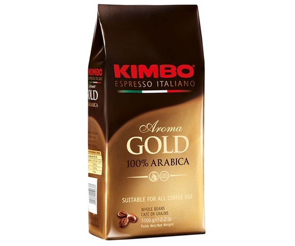 

Кофе KIMBO Espresso Aroma gold 100% Arabica в зернах 1 кг